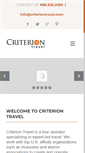 Mobile Screenshot of criteriontravel.com